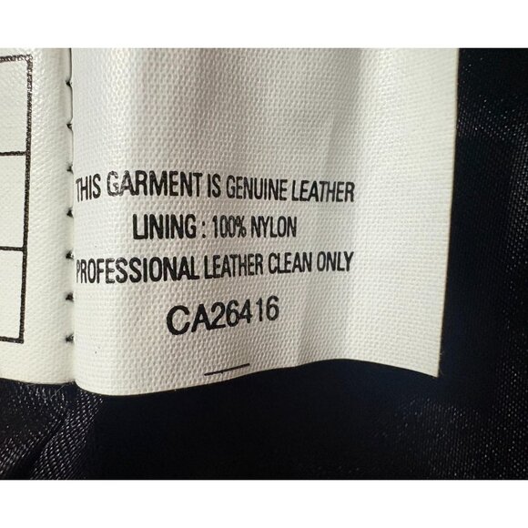 Belstaff motorcycle leather jacket size US 16 46 EU color Black mint condition - Picture 4 of 10